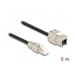 DeLOCK 87029 Cable RJ45 plug to Keystone Module RJ45 jack Cat.6A 3 m black Fiche technique