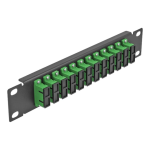 DeLOCK 66804 10&Prime; Fiber Optic Patch Panel 12 Port for SC Duplex / LC Quad 1U grey Fiche technique