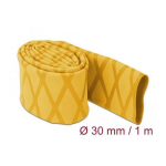 DeLOCK 19599 Heat Shrink Tube X-pattern non-slip 1 m x 30 mm yellow Fiche technique