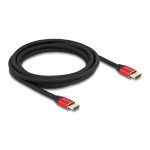 DeLOCK 85775 Ultra High Speed HDMI Cable 48 Gbps 8K 60 Hz red 3 m certified Fiche technique