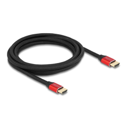 DeLOCK 85775 Ultra High Speed HDMI Cable 48 Gbps 8K 60 Hz red 3 m certified Fiche technique | Fixfr