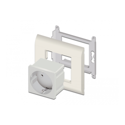 DeLOCK 81392 Easy 45 Grounded Power Socket 45 x 45 mm Fiche technique | Fixfr