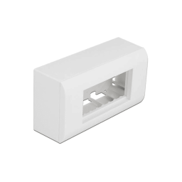 DeLOCK 81333 Surface-mounted Housing for Easy 45 Modules 152 x 82 mm, white Fiche technique | Fixfr