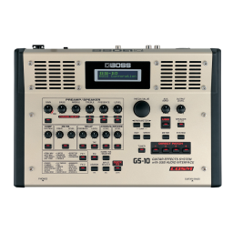 Roland GS-10 Manuel utilisateur | Fixfr