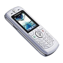 Motorola L6 Manuel utilisateur | Fixfr