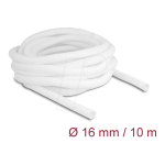 DeLOCK 20814 Braided Sleeve self-closing 10 m x 16 mm white Fiche technique