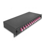 DeLOCK 43396 19&Prime; Fibre Patch Panel 24 port SC Duplex violet Fiche technique