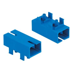 DeLOCK 86943 Optic Fiber Coupler for PCB SC Simplex female to SC Simplex female Single-mode blue Fiche technique | Fixfr