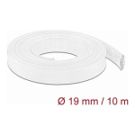 DeLOCK 20805 Braided Sleeve stretchable 10 m x 19 mm white Fiche technique