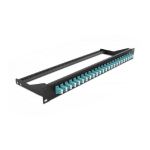 DeLOCK 43399 19&Prime; Fibre Patch Panel 24 port LC Quad green Fiche technique