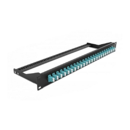 DeLOCK 43399 19″ Fibre Patch Panel 24 port LC Quad green Fiche technique | Fixfr