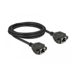 DeLOCK 87012 Network Extension Cable S/FTP RJ45 jack to RJ45 jack Cat.6A 5 m black Fiche technique