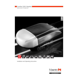 Marantec Comfort 220.2 BlueLine Owner's Manual | Fixfr