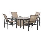 Outsunny 84B-796 Set of 5 Rattan Patio Dining Set Mode d'emploi