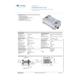 Baumer DST55R-28.500.TU1.A5 Strain Sensor Fiche technique | Fixfr