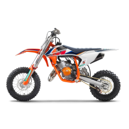 KTM 50 SX, 50 SX MINI Manuel d'utilisation : IA  | Fixfr