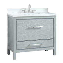 Azzuri RILEY-VS37-SSG Riley 37 in. W x 22 in. D Bath Vanity spécification | Fixfr