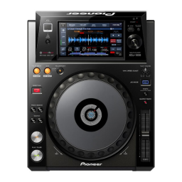 Pioneer XDJ-1000 Manuel utilisateur | Fixfr