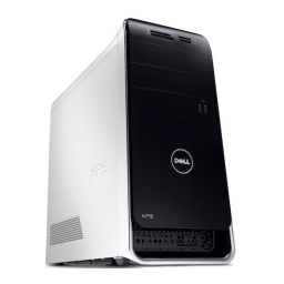 Dell XPS 8500 desktop Manuel du propriétaire | Fixfr