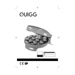 Quigg GT-CP-01 Cake Pop Maker Manuel utilisateur