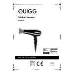 QUIGG GT-HDp-02 S&egrave;che-Cheveux : Assistance IA &amp; PDF