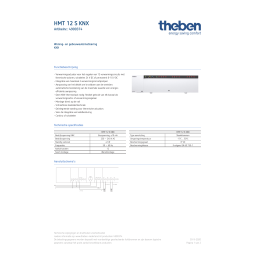 THEBEN THK 521 Fiche technique | Fixfr