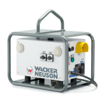 Wacker Neuson FUE-M/S 75A 4CEE-32A Portable Frequency Converter Manuel utilisateur