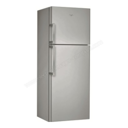 Whirlpool WTV4235 TS Fridge/freezer combination Manuel utilisateur | Fixfr
