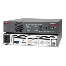 Extron DSC HD-3G A spécification | Fixfr