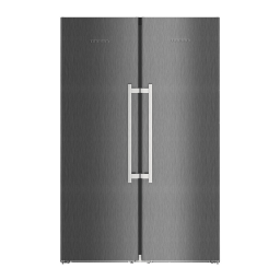 Liebherr SBSbs 8683 Premium Combiné Side by Side BioFresh et NoFrost Operating instrustions | Fixfr