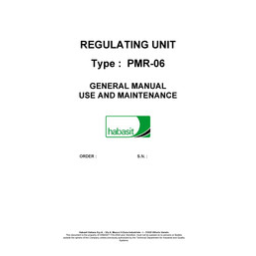 取扱説明書 | Habasit PMR-06 Manuel du propriétaire | Fixfr