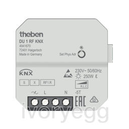 DU 1 RF KNX Theben: Fiche technique + Chat IA | Fixfr