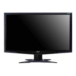 Acer GR235H Monitor Manuel utilisateur | Fixfr