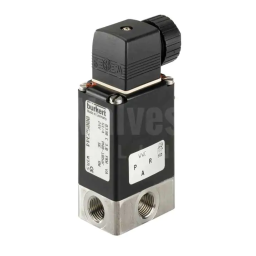Burkert 0330 Direct-acting 2/2 or 3/2-way pivoted armature valve Fiche technique | Fixfr