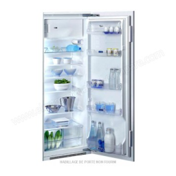 Whirlpool ARG 947/3 Refrigerator Manuel utilisateur | Fixfr