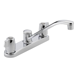 Peerless P221LF Two Handle Kitchen Faucet Manuel utilisateur | Fixfr