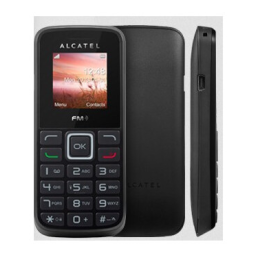 Alcatel One Touch 1010D Manuel utilisateur | Fixfr