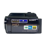 Sony HDR CX110E Manuel utilisateur
