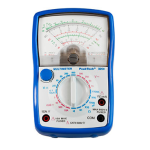 PeakTech P 3201 Analog multimeter, 500 V AC / DC, 10 A DC Manuel du propri&eacute;taire