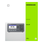 HEIDENHAIN ND 7000 Demo Radialbohren (1235720.1.3.x) Digital Readout Manuel utilisateur