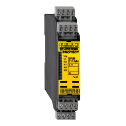 schmersal SRB211AN (V.2) Safety control module Mode d'emploi | Fixfr