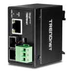 Trendnet RB-TI-F10SC Hardened Industrial 100Base-FX Multi-Mode SC Fiber Converter (2 km, 1.2 mi.) Fiche technique