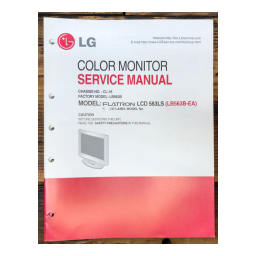 LG FLATRON LCD 563LS-LB563B-EA- Manuel utilisateur | Fixfr