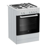 Whirlpool WS68M8CCW/FR Cooker Manuel utilisateur