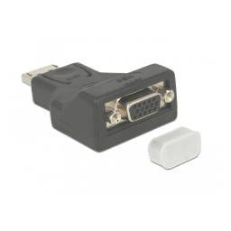 DeLOCK 60162 Dust Cover for VGA and D-Sub9 / D-Sub15 female 10 pieces transparent Fiche technique | Fixfr