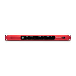 Focusrite Pro RedNet D64R Mode d'emploi | Fixfr