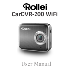 Rollei DashCam Car DVR-200 Manuel utilisateur