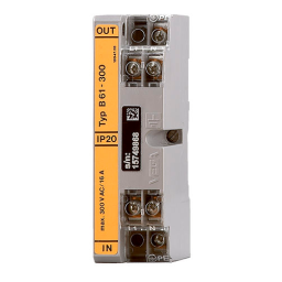 Vega Overvoltage protection B 62-30 W Overvoltage arrester in two-wire technology for Profibus PA and Foundation Fieldbus circuits Information produit | Fixfr