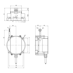 Baumer GCA5 - analog up to 7.8 m Cable transducer - absolute Fiche technique | Fixfr