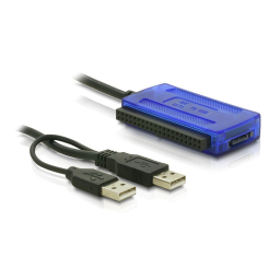 DeLOCK 61391 Converter USB 2.0 to SATA / IDE Fiche technique | Fixfr